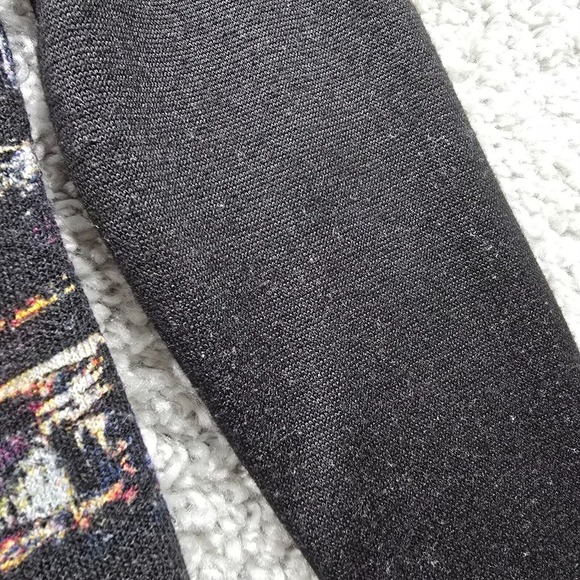 Vin Rouge Womens Abstract Cowl Neck Top Size Medium Long Sleeve Artsy Maximalist - Picture 5 of 13